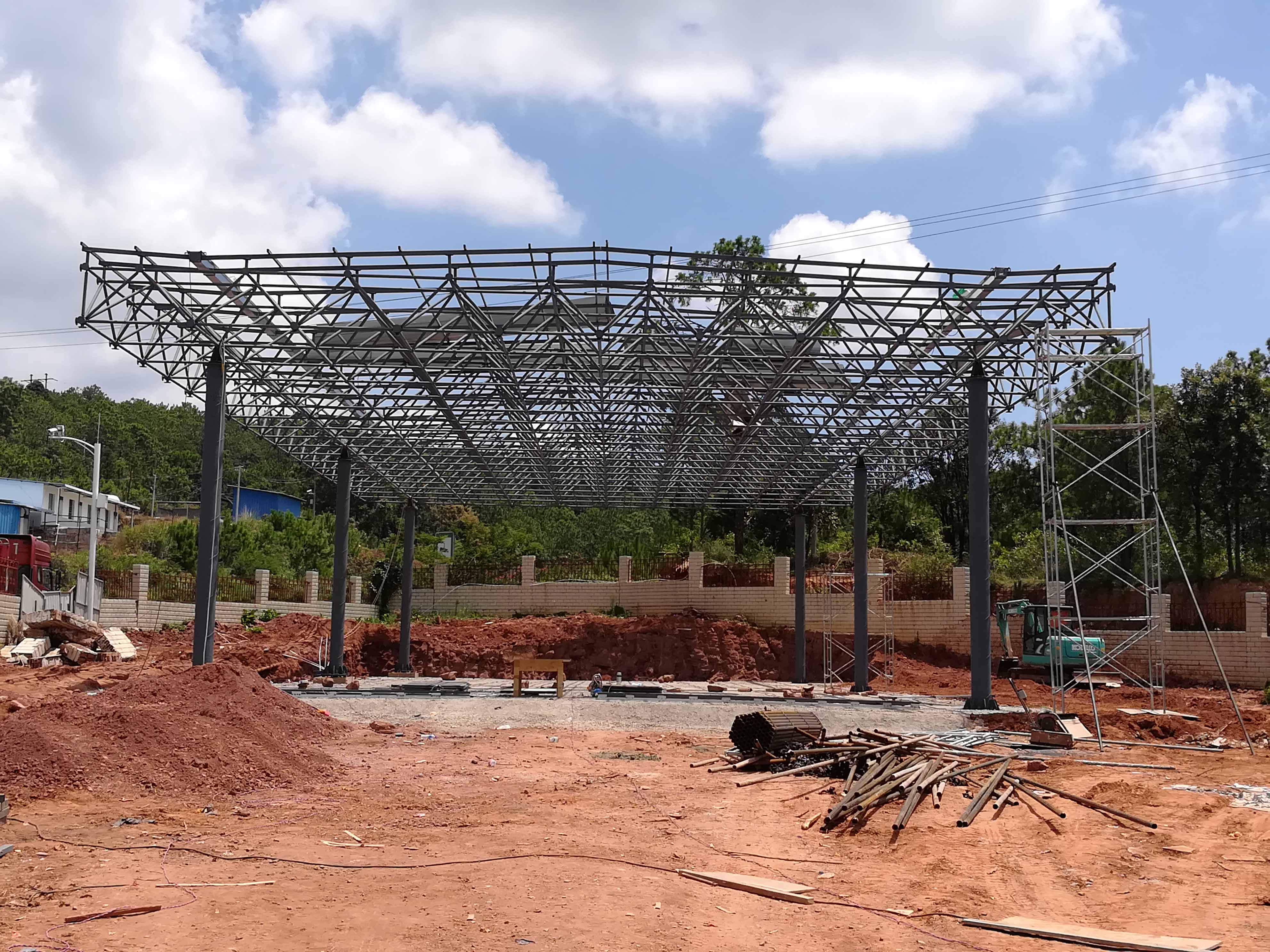 延边加油站网架屋面