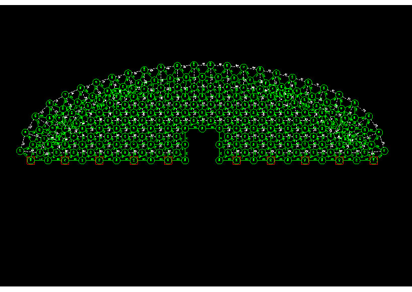延边锡林浩特91跨，1000米长干煤棚网架设计